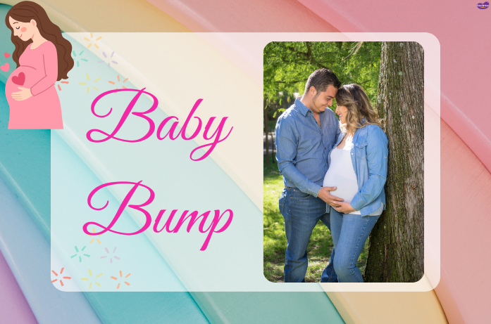 Baby bump celebrating your pregnancy journey, showing the beauty and growth of motherhood.