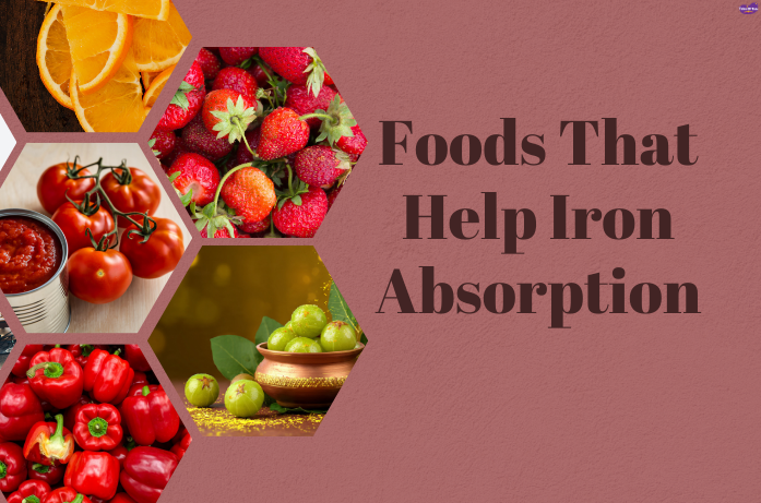Iron-rich foods for pregnancy with enhanced iron absorption when paired with vitamin C-rich foods like citrus fruits and tomatoes.