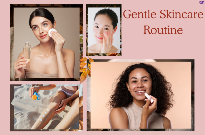 A mom enjoying a relaxing moment with a gentle skincare routine using self-care products for moms.