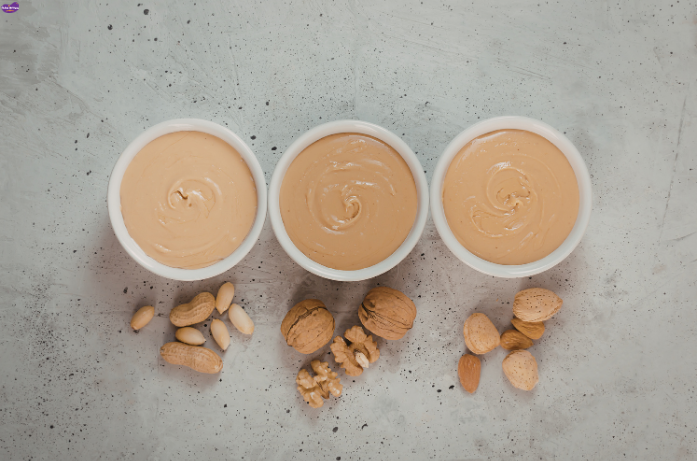 Baby weight gain foods – peanut, almond and cashew nut butter for healthy baby weight gain