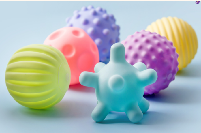 Natural rubber teether, non-toxic and eco-friendly toys for babies