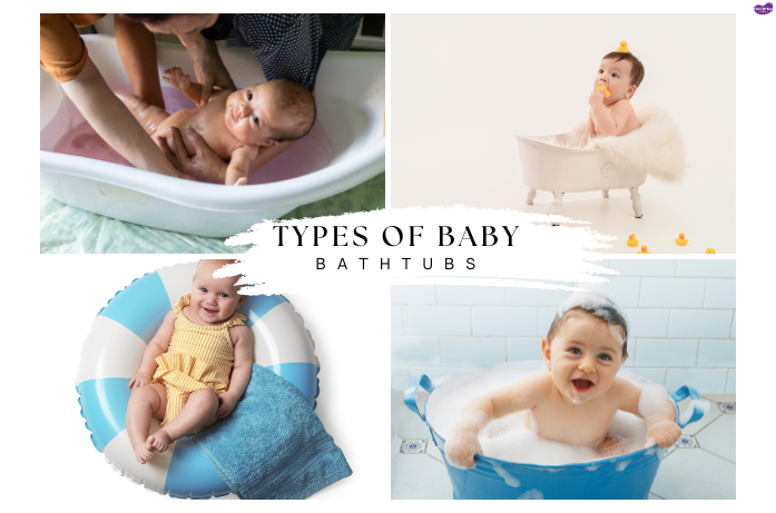 different types of baby bathtub for safe and comfortable baby bath