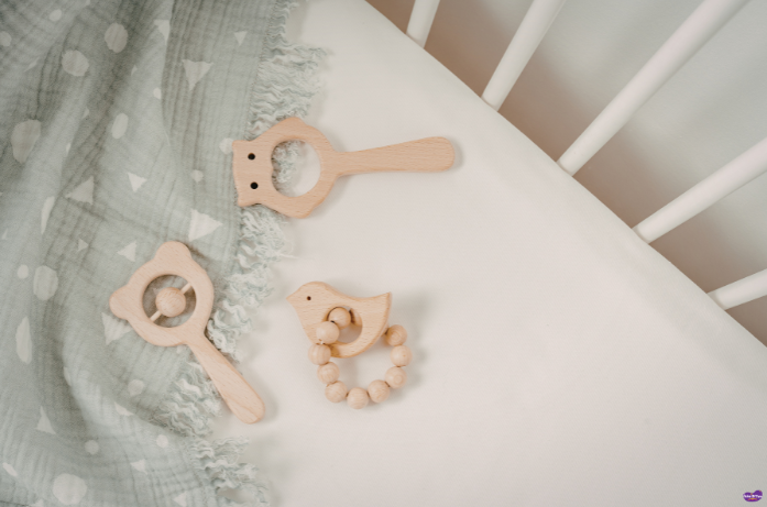 Wooden Baby Teether Toys